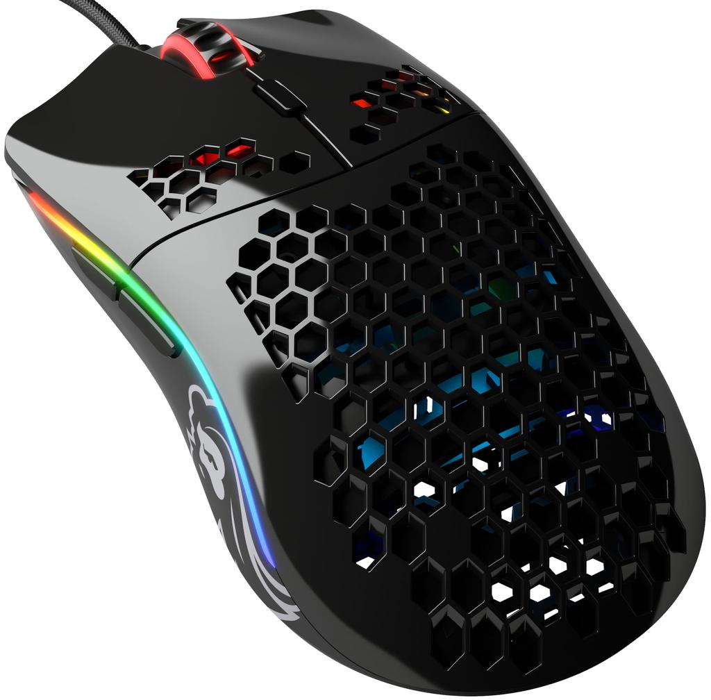 Glorious Model O Wired Gaming Mouse, Lightweight, 6 Programmable Buttons, USB Mouse, Illuminated, Official Japanese Product (58g)