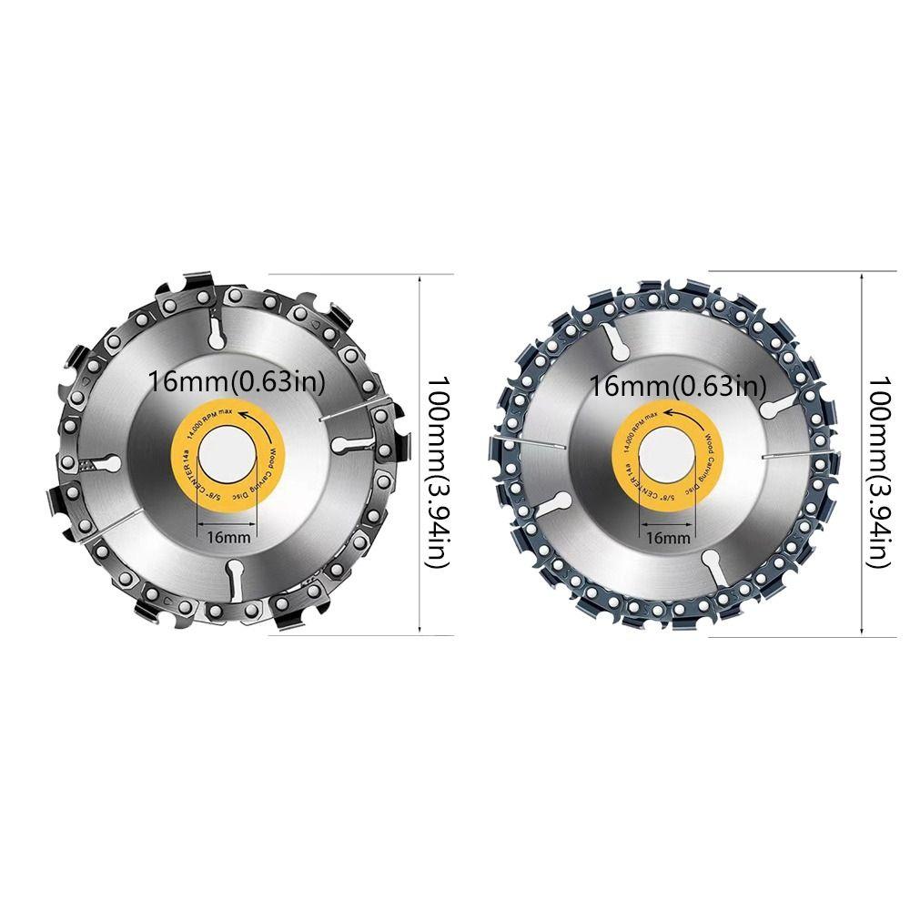 High-precision Angle Grinding Disc Metal Slotting Saw Blade Carving Disc Chain  Cutting Tool