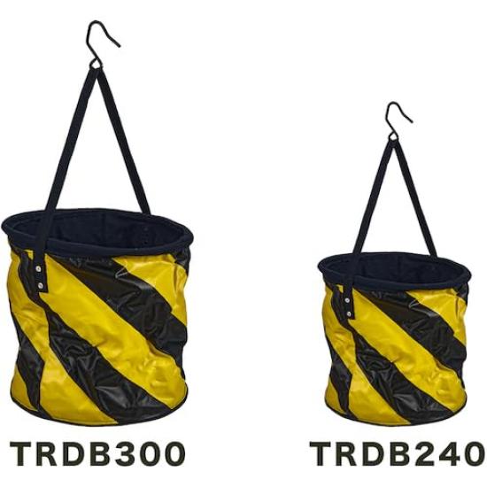 TRUSCO 240mm Diameter x 240mm Tiger-Patterned Electrician's Bucket, High, TRDB-240