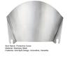 Stainless Steel Pouring Shield for Stand Mixer Anti-Spill Pour Baffle Improve Safety Kitchen Dump Shield Liquid Spill Prevention Tool