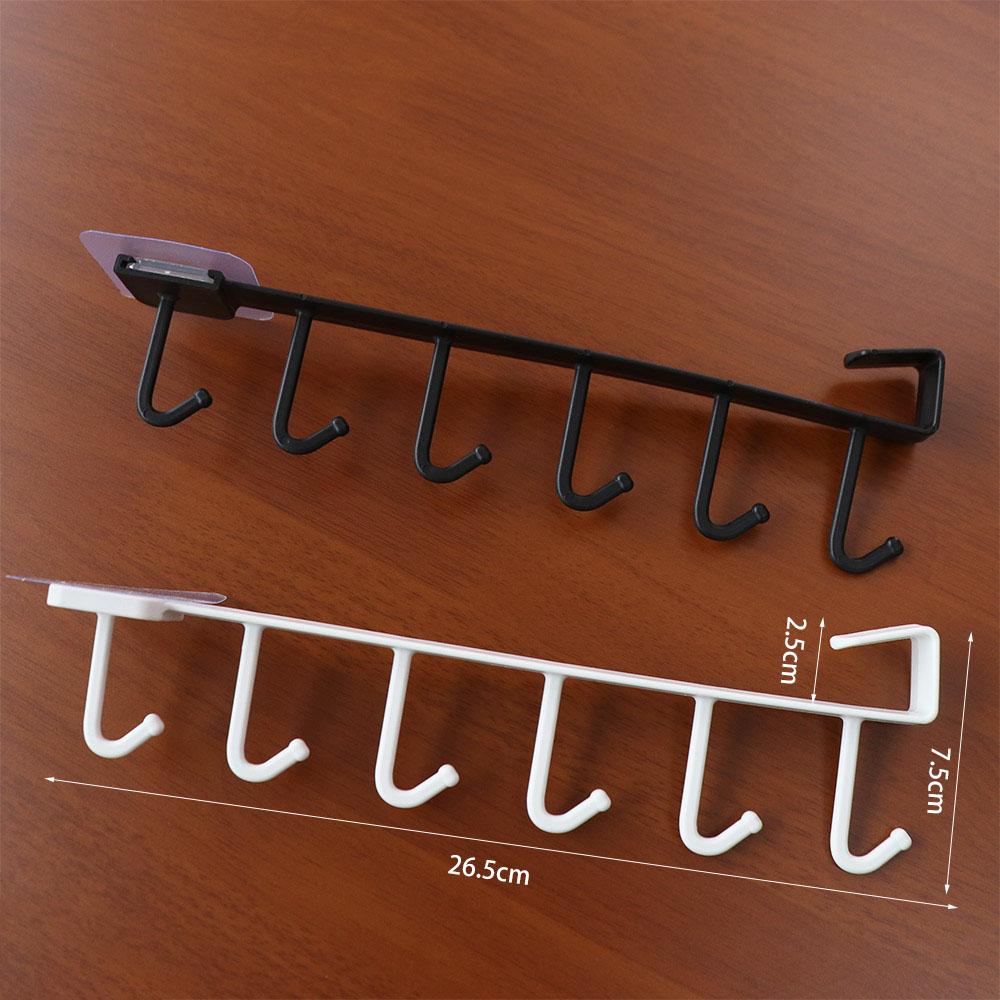 Nail Free Sundries Hook Shelf Creative Mug Cup Hanger Cup Holder Cabinet Storage Rack  Wall Cabinet
