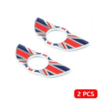 Car Auto Accessories For BMW Mini R60 Countryman Door Pin Lock Wing Emblem Badge Stickers For Mini Cooper Countryman R60 R61 Acc