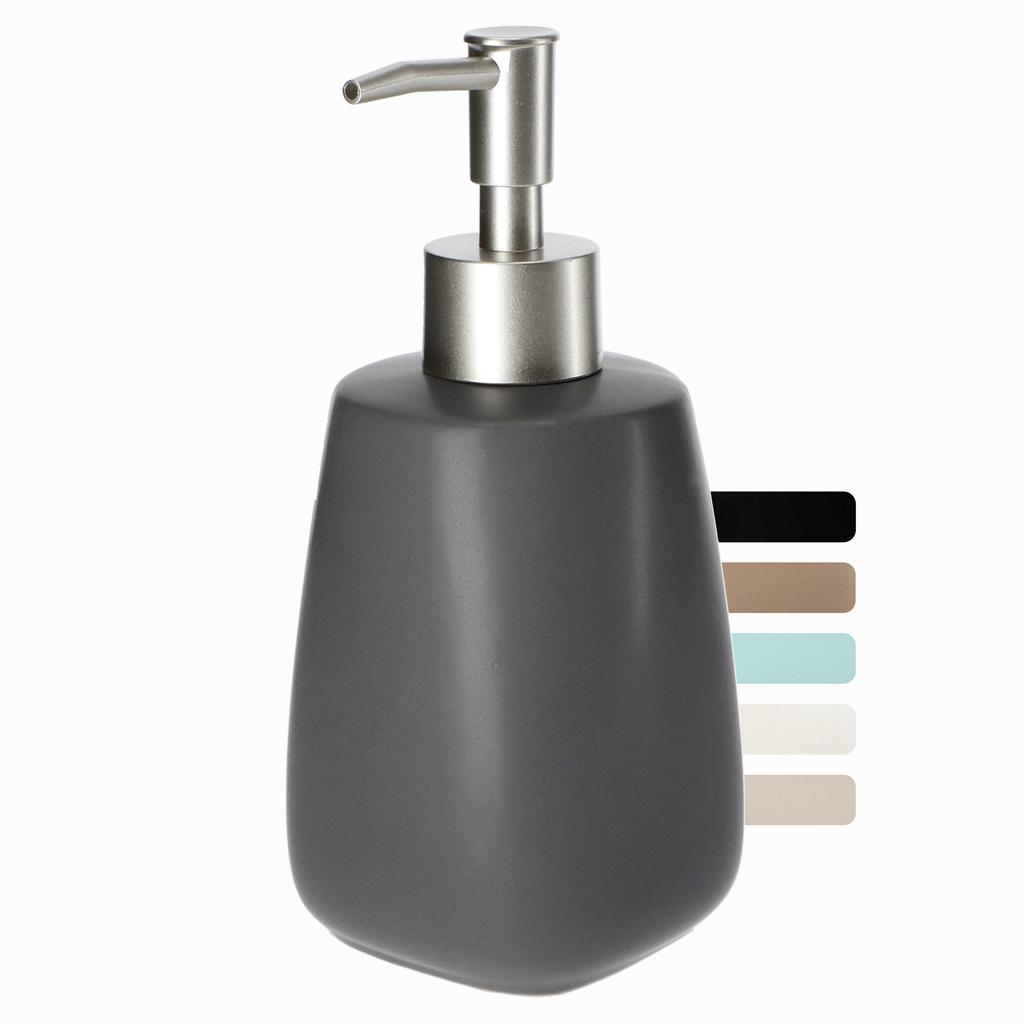 KADAX Dozownik mydła W Płynie Płynu Na mydło 400ml Pojemnik Ceramiczny 