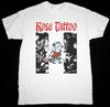 Rose Tattoo Rock N Roll White T-shirt Unisex Cotton Tee S-5XL