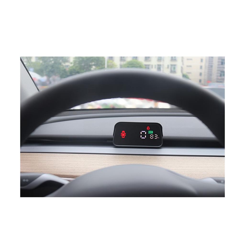 Car Head-Up Smart Display Air Code Meter LCD Instrument HUD Car Accessories for Tesla Model 3 Y