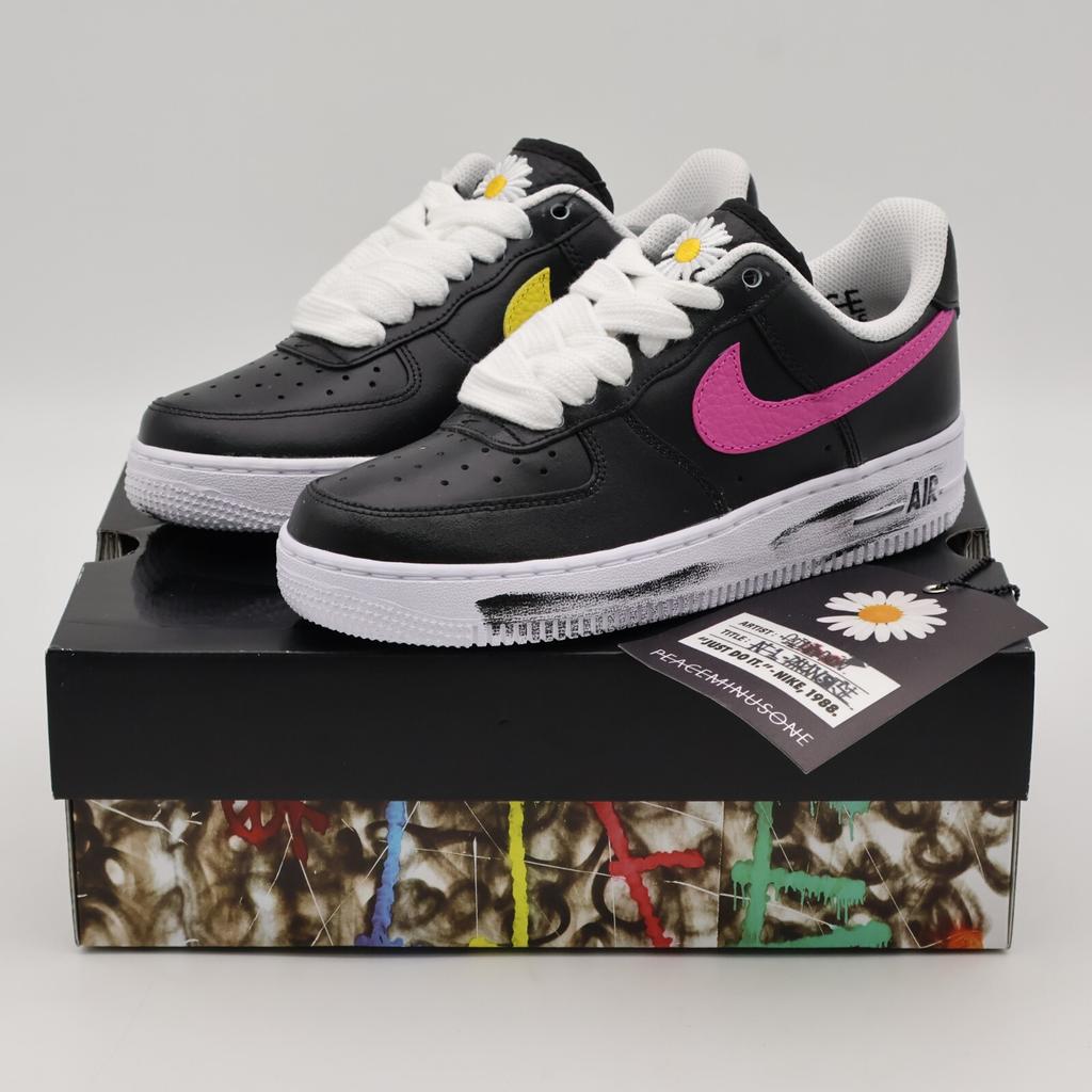 AQ3692-004 PEACEMINUSONE Nike Air Force 1 Low '07 Para-Noise 3.0 Negro (de los hombres)
