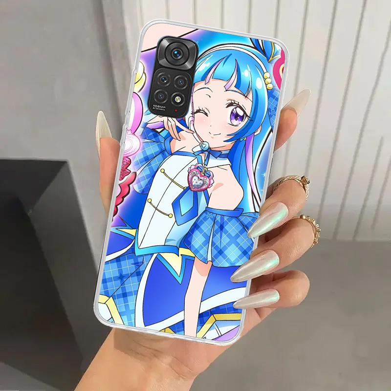 Pretty Cure Anime Phone Case for Xiaomi Redmi Note 15 14 14S 13 12S 12 Pro 11S 11 Plus 11T 11E 10S Soft Funda Print Shell Redmi