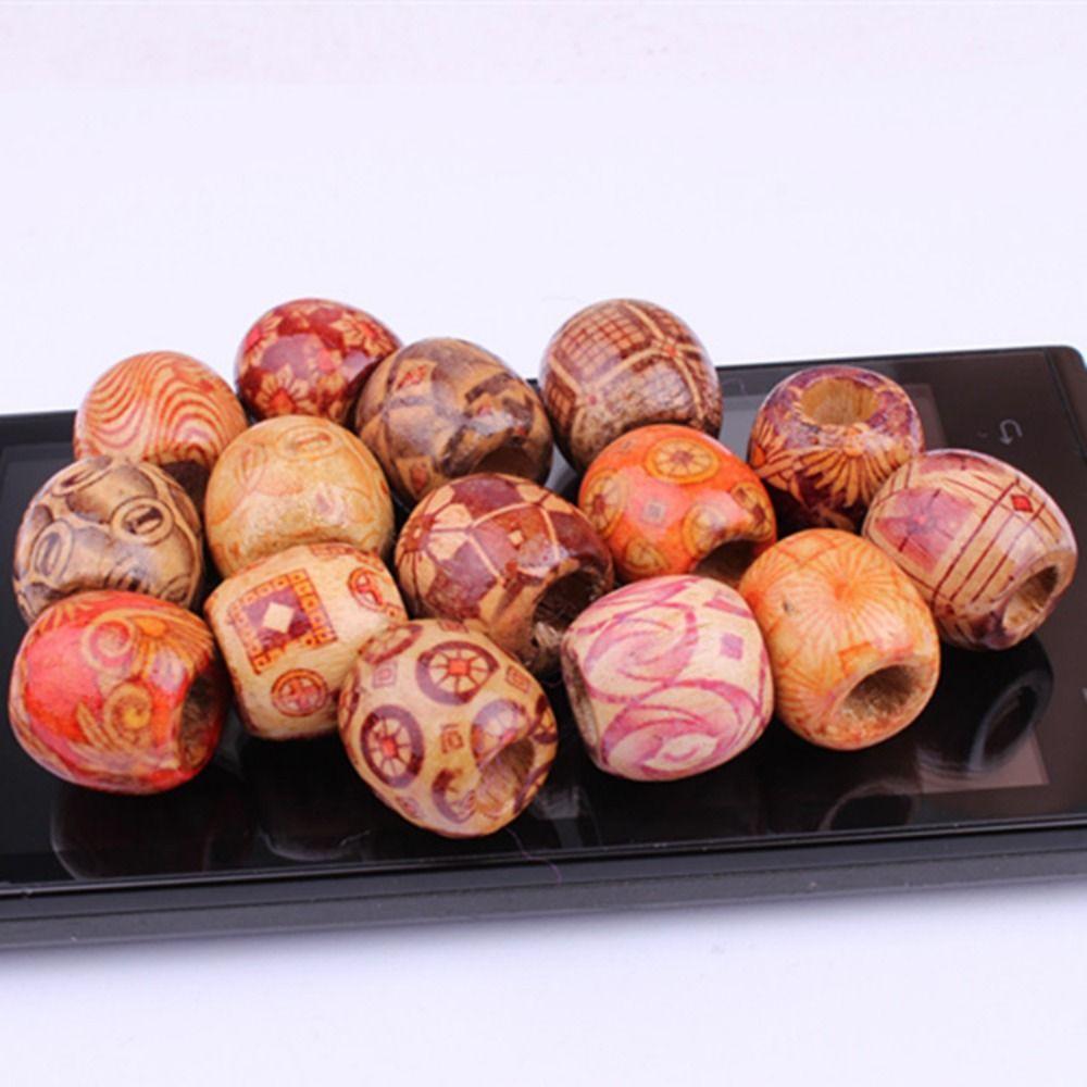 60Pcs Mixed Color Dreadlock Hair Beads Headwear Dreadlocks Hair Rings Hair Jewelry