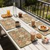 12x18 Inch Washable Cotton Linen Non-Slip Dining Mats Reusable Easy Clean Home Kitchen Party Decor Placemats