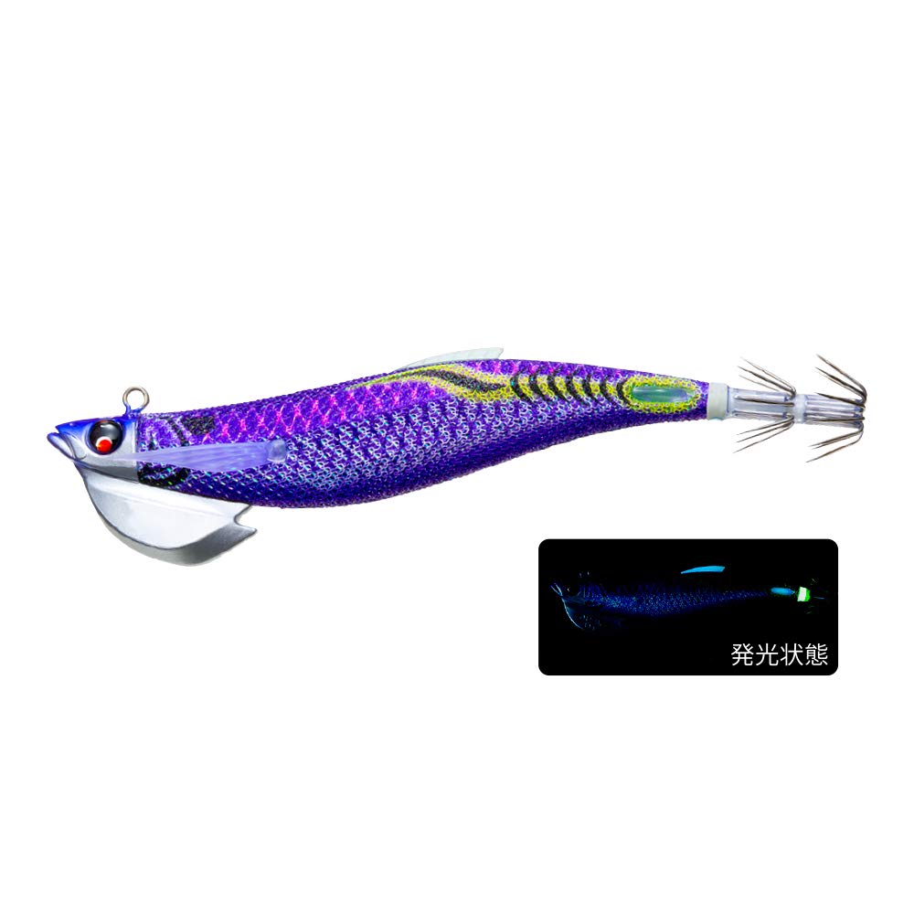 

DUEL Fin Plus TR Приманка для ловли кальмара для рыбалки Tip Run Рыбалка Большеплавничный рифовый EZ-Q (Размер 3.0, 30 г, A1742-PUPU-Фиолетовый) Ловит рыбу. [Снасть для эгинга, Снаряжение, Приманка, Кальмар]