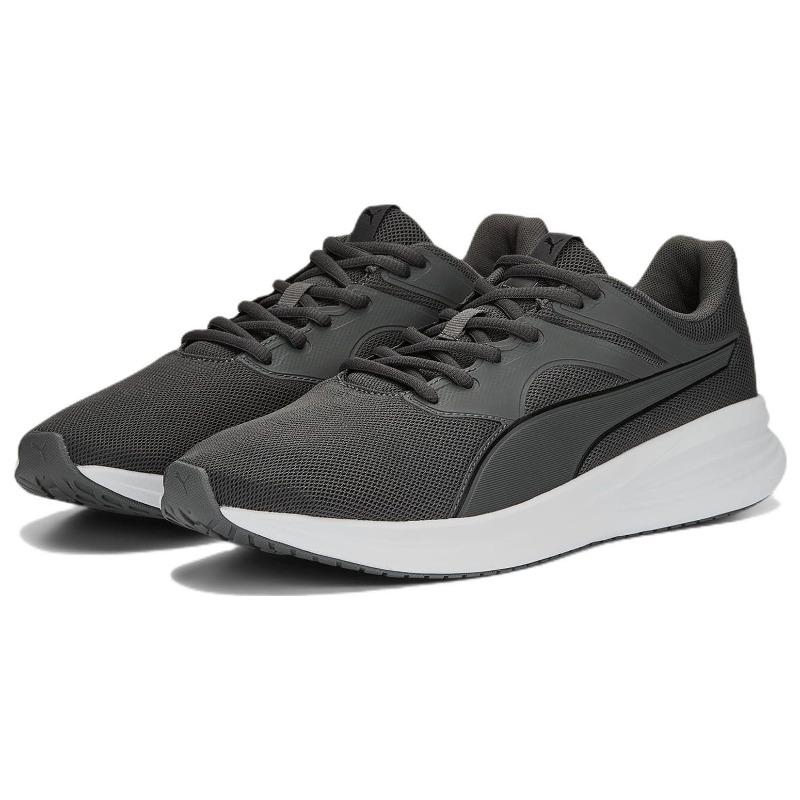 PUMA Men's Gray Transport Low Top Running Shoes 377028-18