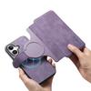 For iPhone 16 Magnetic Case CASENEO Detachable Leather Phone Wallet Cover