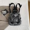 Niche Bag Women's Y2k Unique Shaped Backpack Personality Street Punk Style Unisex Commuter