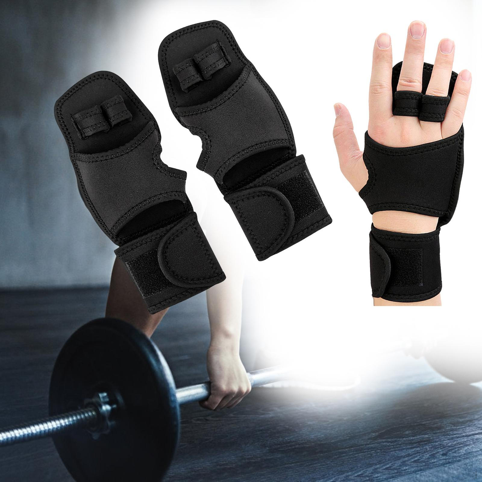 

Lifting Wrist Straps Weight Hooks Hand Grips Weightlifting Gloves for Dumbbell S