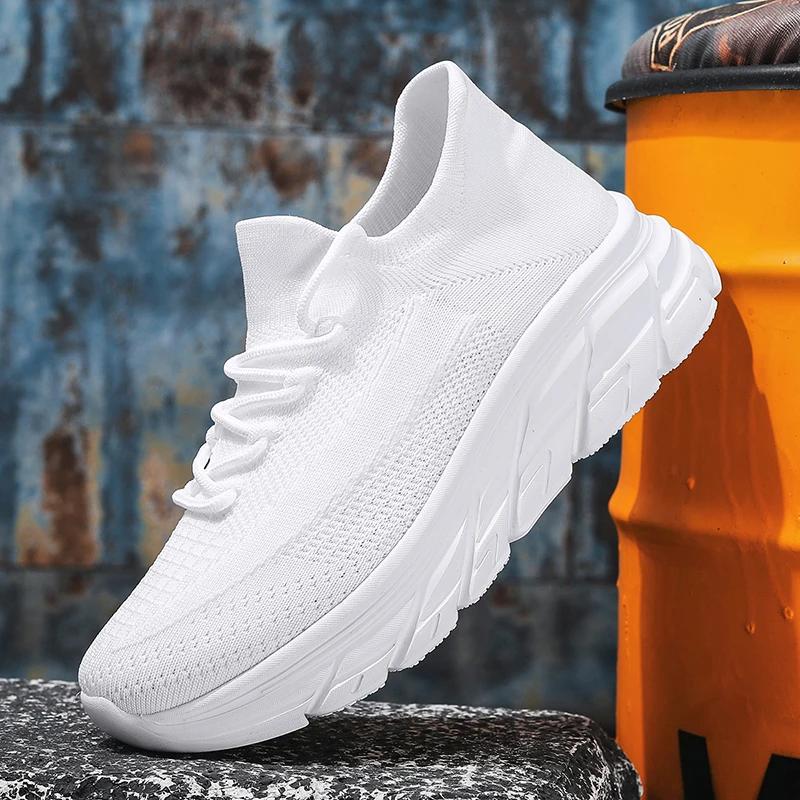 

YRZL Women s Shoes Mesh Lightweight Breathable Comfortable Casual Walking Shoes Male Running Sports Sneakers Men Women Shoes 43 темно серый