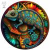 Adult Animal Wooden Puzzle Round Peacock and Bird Wooden Puzzle Children's Puzzle Toy Festival Gift Fox Shape Jigsaw Puzzles