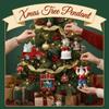Colorful Christmas Tree Decoration Elderly Figure Holiday Hanging Pendant  Christmas Gift