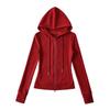 Damen Herbst Amerikanisches Thermisches Yoga Hoodie Gerades Weites Hosenbein Set