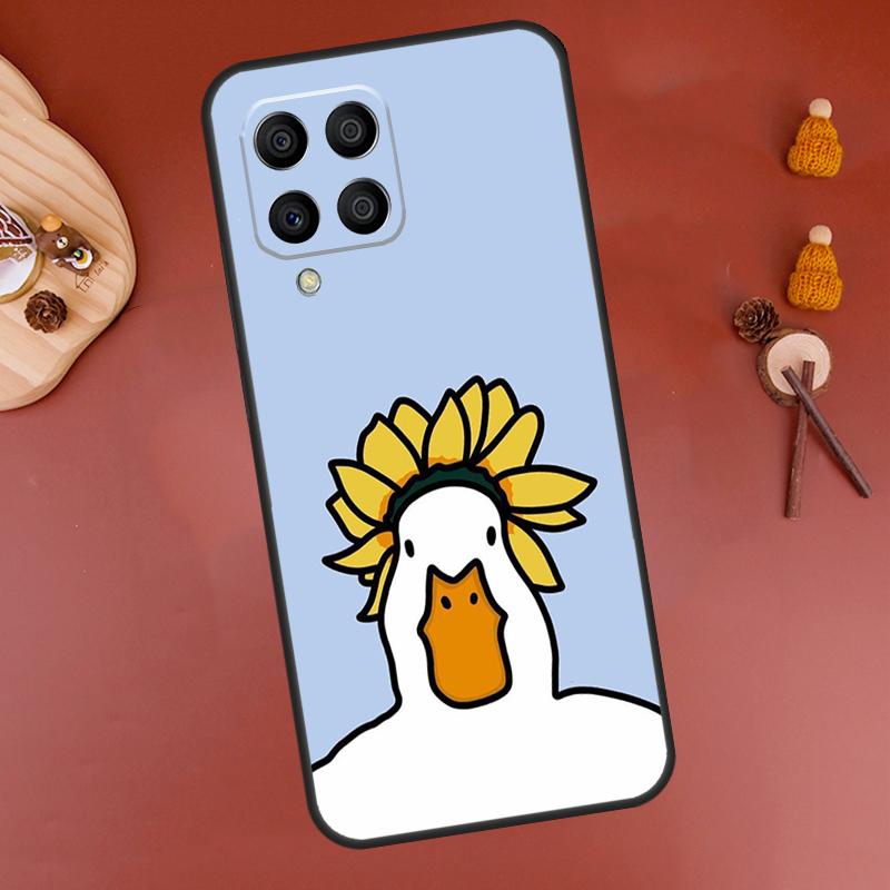Cartoon Cute Animal Duck Case For Samsung Galaxy M12 M13 M14 M54 M23 M16 M11 M21 M31 M20 M34 M52 M32 M36 M56 M15 M55
