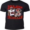 DTGVirgil Black Tampa Bay Jalen Mcmillan Bootleg Stil Retro Stil T-Shirt Herren Erwachsene
