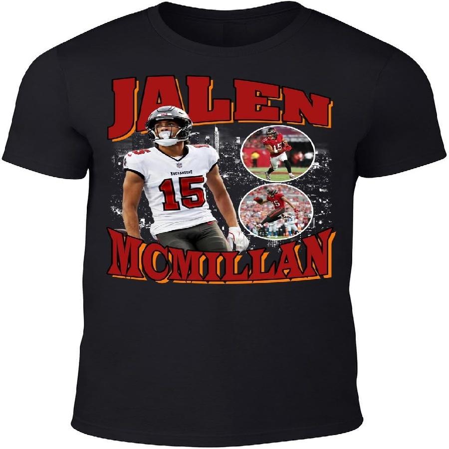 DTGVirgil Black Tampa Bay Jalen Mcmillan Bootleg Style Throwback Style T-Shirt Men s Adult S