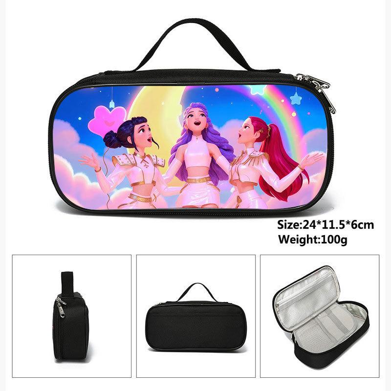 Untrix Kpop Fach Federmäppchen Kpop Hexenjäger Schüler Aufbewahrung Schreibwaren Tasche Bleistift Tasche
