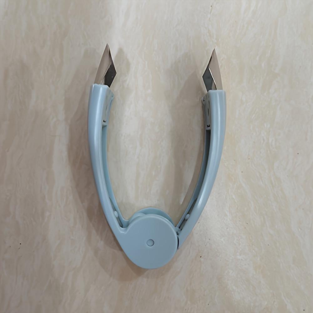 

Видалення серцевини ананаса з нержавіючої сталі, багатофункціональний засіб для видалення лушпиння фруктів і полуниці, кухонний гаджет для легкого очищення та нарізання скибочками, видалення серцевини та нарізка ананаса Stainless Steel синій