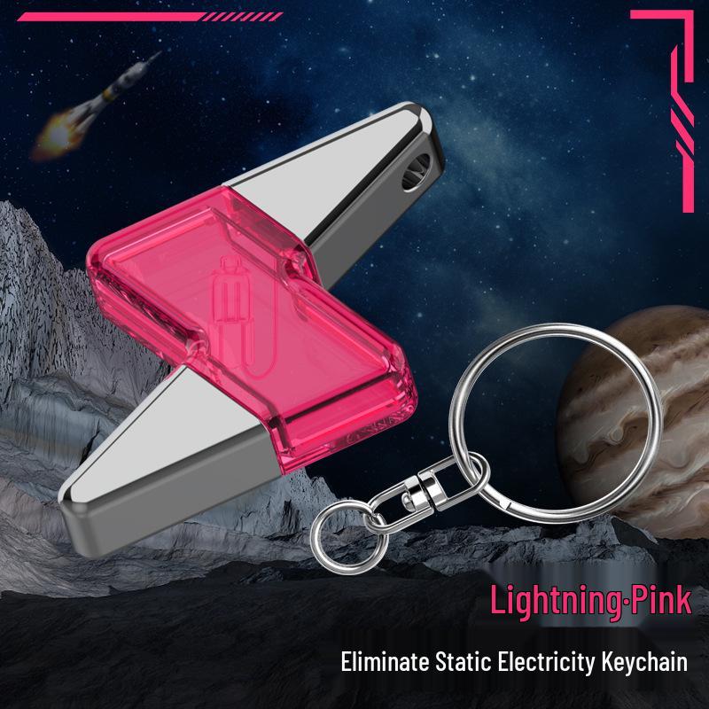 Anti-static Car Keychain Discharger & Lightning Protector
