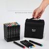 12-60 colors optional dual head marker set, DIY student art drawing pen for graffiti and watercolor markers