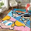 1Pc Dexter'S Lab Adventure Rug, Office Carpet Indoor Outdoor Doormat, Non-Slip Soft, Living Room, Christmas Halloween Gift M929418