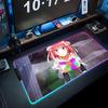 Nakano nino Tappetino Mouse RGB Tappetino Mouse Gaming Grande Pad LED Tappetino Scrivania PC Tappetino Mouse Luminoso Tappetini Tastiera Grandi Tappeto Tavolo Con Retroilluminazione