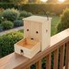 Carpenter Bee Trap for Outside Hanging Bee Trap Eco-Friendly Wooden Bee Trap for Safe Outdoor Wasp Control