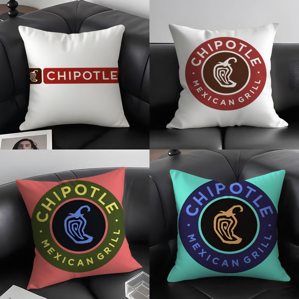 Food CChipotleS Cushion Cover Elegant Comfort Pillowcase Sofa Bed Doublesided Printed Invisible Zipper Home Decor