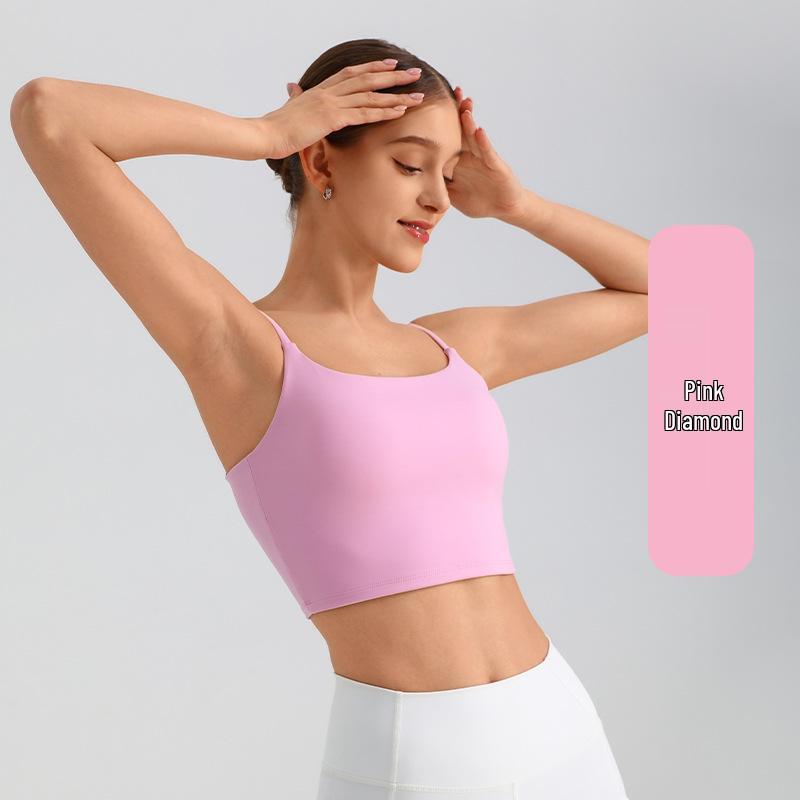 Женский дышащий спортивный бюстгальтер с U-образным вырезом и майка-топ для йоги и фитнеса M