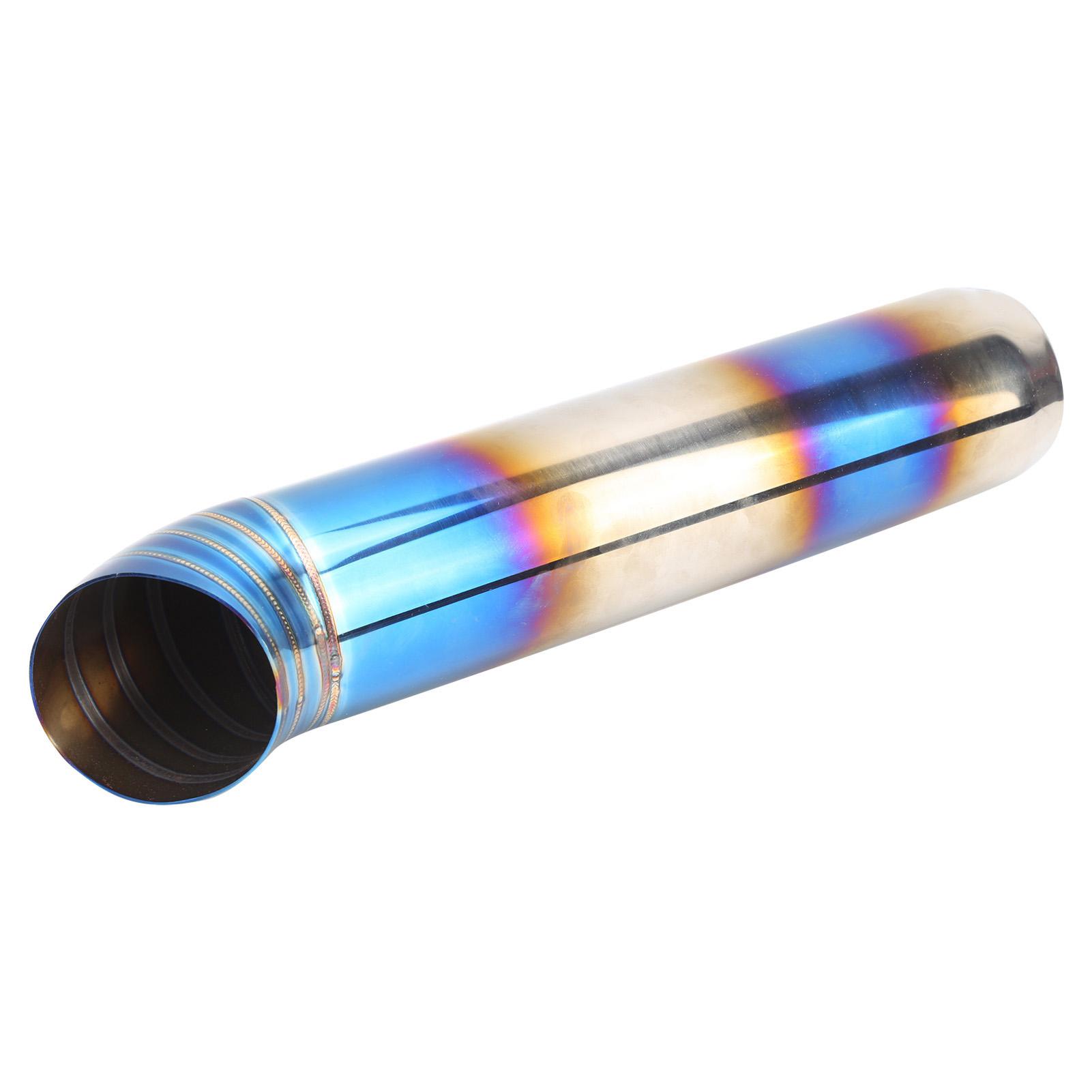 

Универсальный наконечник выхлопной трубы, горловина из нержавеющей стали 304, вход 3 дюйма, выход 2,5 дюйма, синий