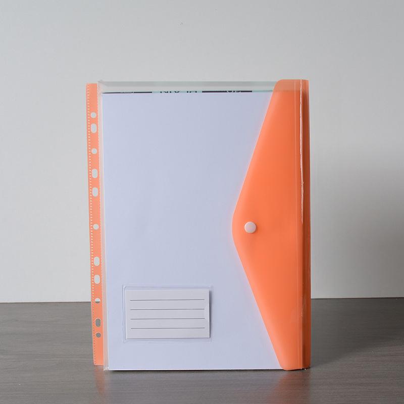 A4 Velkokapacitní volnolepé desky s 11 kroužky, rozšiřitelné, s kapsami na knoflík a štítky, vhodné do školy, domů, do kanceláře, do práce