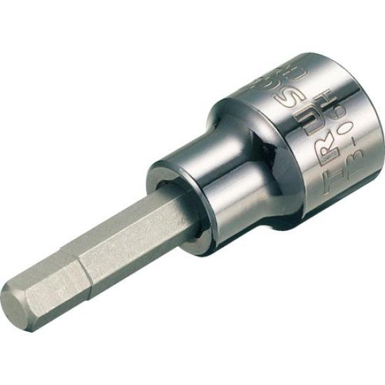 

TRUSCO T303H Hexagonal 3mm Set Socket, (9.5mm Drive), 10-Piece (Case Sold)