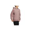 Adidas Solid Color Logo Print Hooded Pullover Sweatshirt Men Tops Purple HN9000