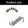 Graduation Hairband And Sash Set With Foil Lettering For Commencement Ceremony Celebration Party Photography Props