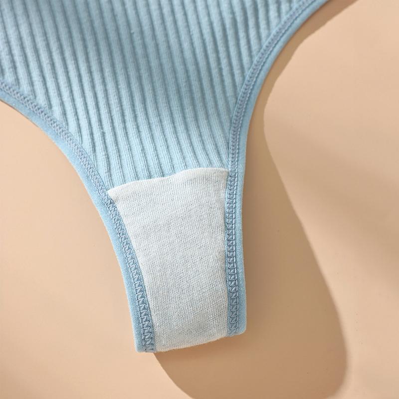 7PCS Women Thongs Sexy Underwear Low Waist Panties Girls Sport Briefs Cotton G-String Breathable Ladies Panty Female Lingerie