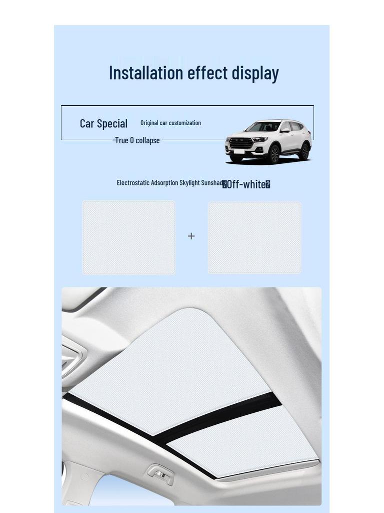 Haval Xiaolong Sunroof Shade: Sun Protection, Heat Insulation & Privacy for 2023 Great Wall Models