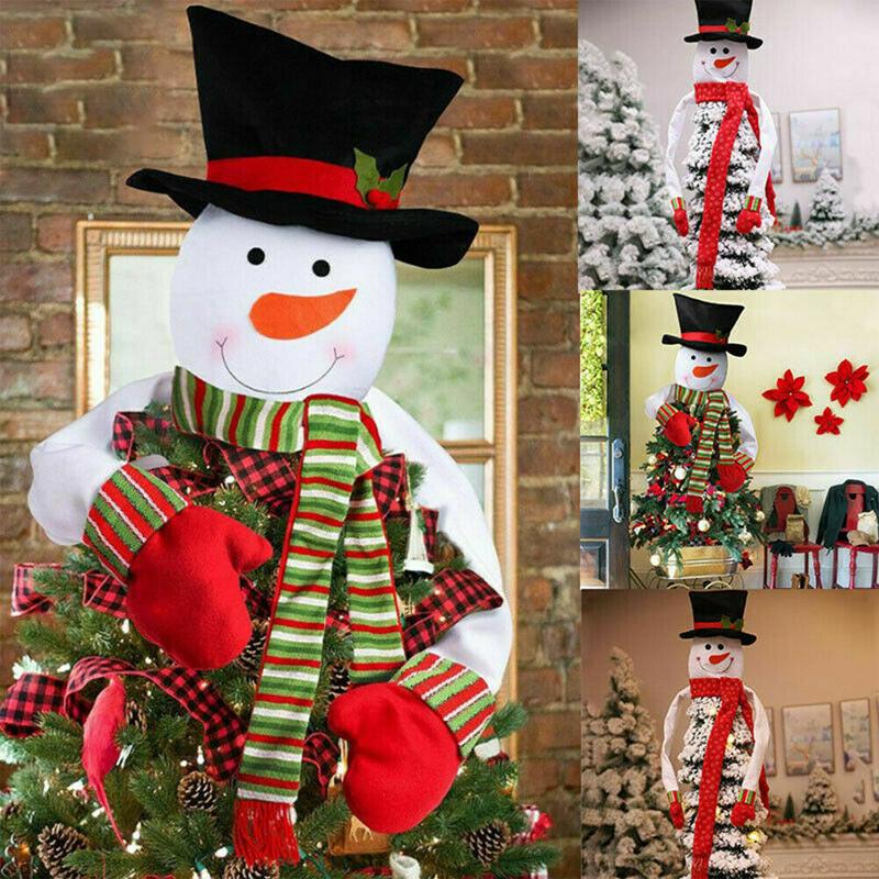 Christmas Tree Top Topper Cover Snowman 