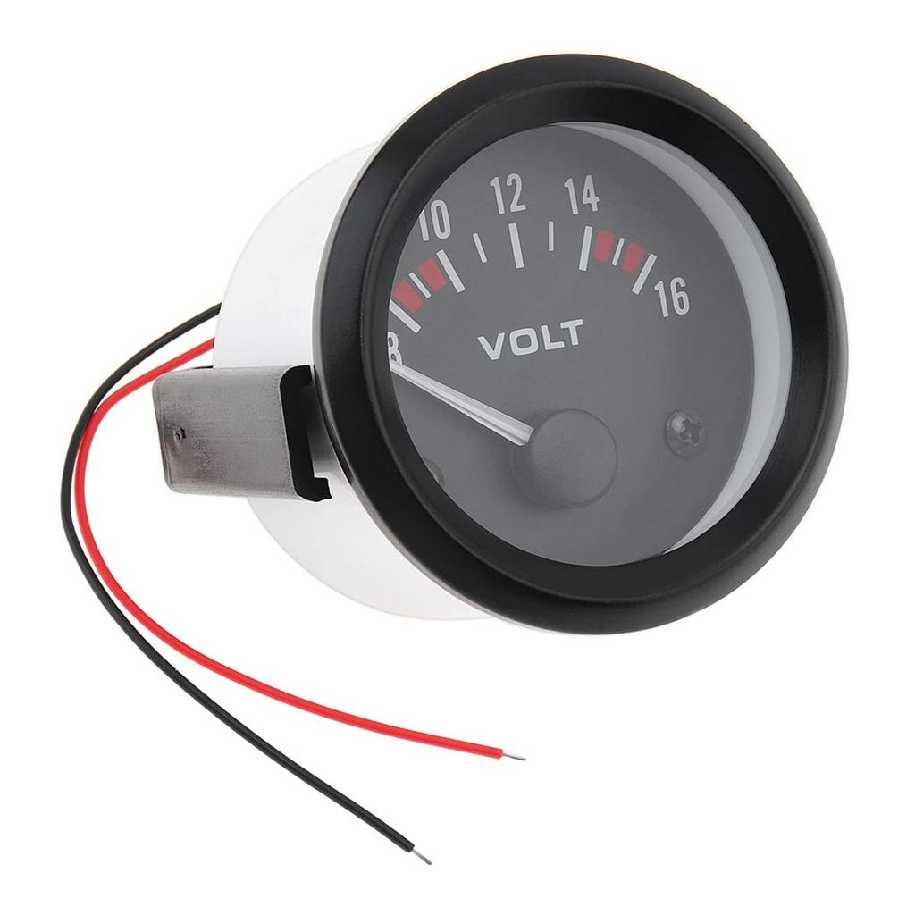 2" 52MM 12V 8~16V Universal LED Electrical Car Voltmeter Voltage Gauge Meter, Volt Meter, Pointer Voltmeter