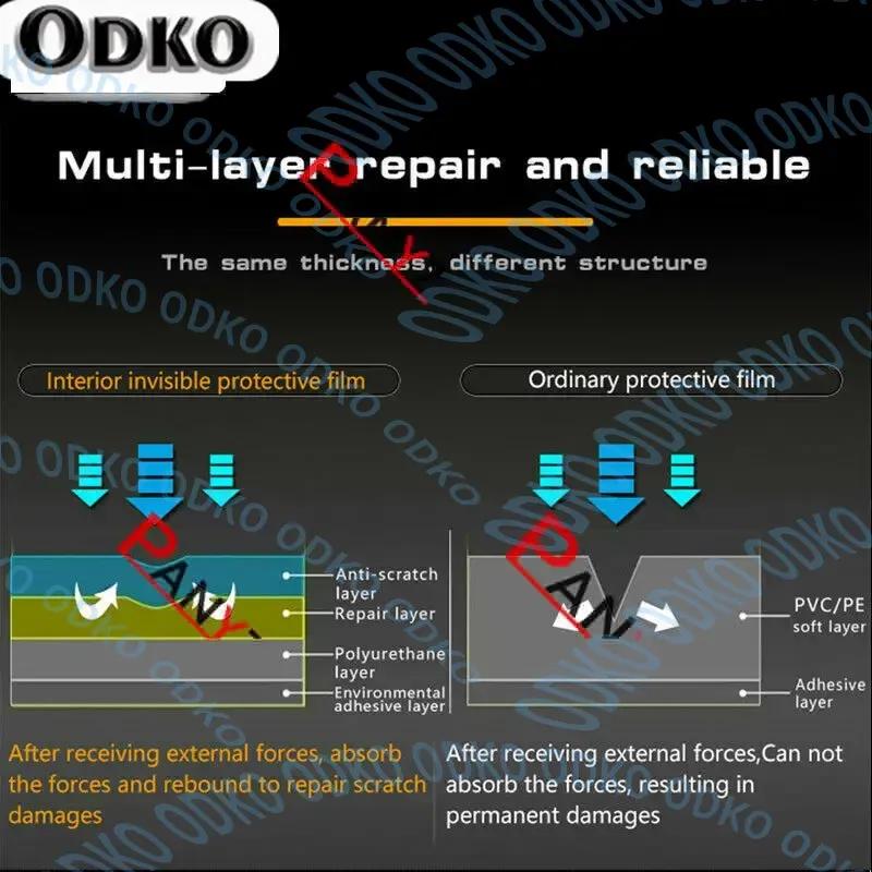 For Mercedes Benz AMG GT 2015-Present GT63 Coupe 4-door Car Headlight Protective Film Transparent Black TPU Protective