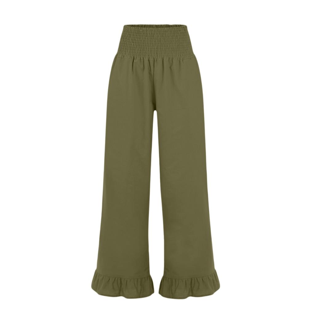 Womens Palazzo Pants Summer Casual Flowy Wide Leg Trousers Beach Travel Vacation Outfits