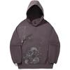 Li Ning Kung Fu Series Hooded Printed Loose Pullover Sweatshirt Men Sweatshirt AWDVA87-3