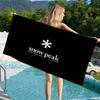 Fashion Cool S-Snow P-Peak Logo Microfiber Beach Towel Absorbent Quick Dry Soft Yoga Swimming Resort Mountain Climbing Towel