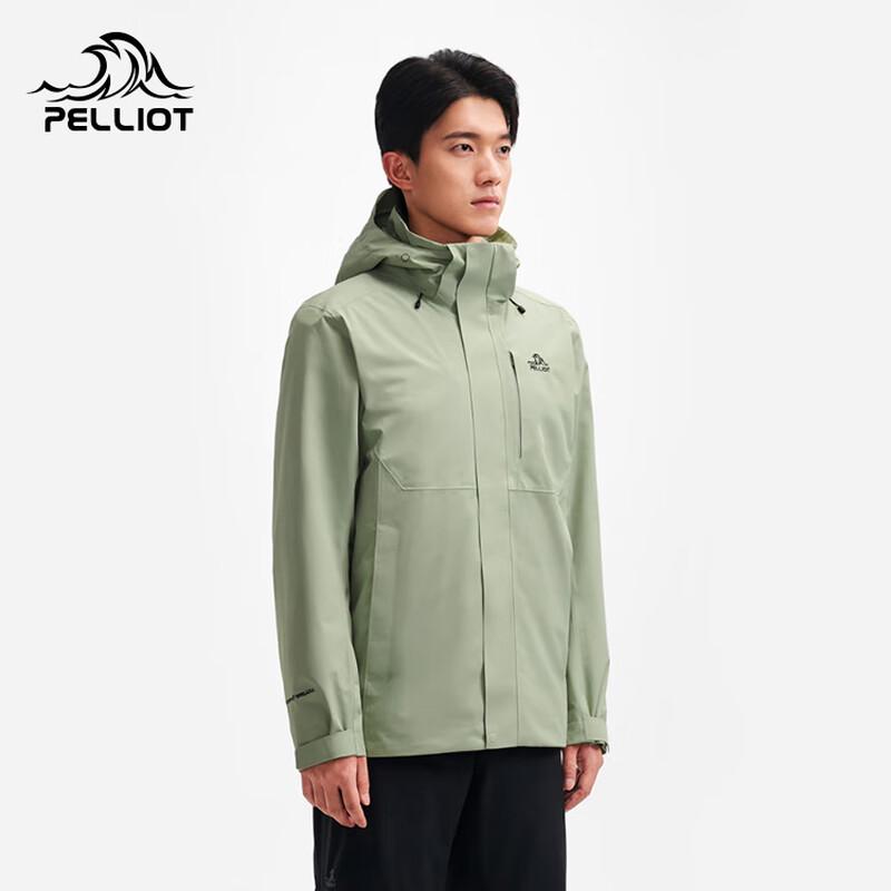 

Pelliot Men s Crimson Flame 3-in-1 Waterproof Fleece Jacket L