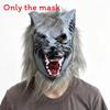 Wolf Head Mask For Halloween Horror Costume Latex Masked Dress Up Party Accessory