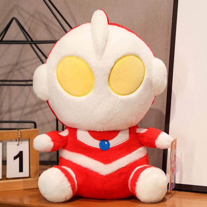 Genuine Ultraman Doll Plush Toy Creative Figure Children's Boy Toy Birthday Cerro Ultraman Throw Pillow